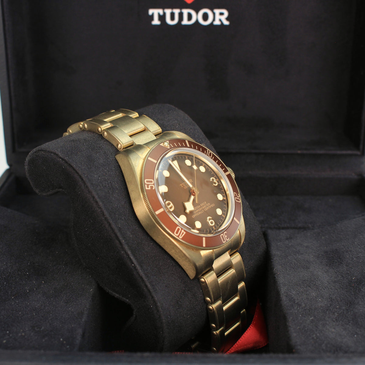 Tudor 79012M 39mm bronze case side profile