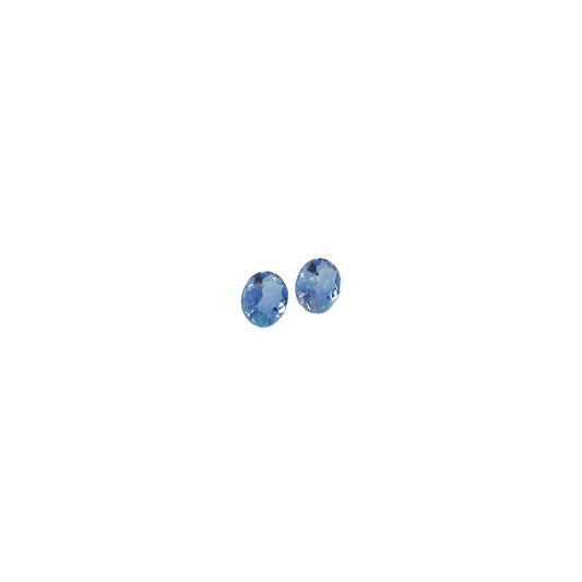 Aquamarine 2CT (1CT Per Stone) - Oval Cut
