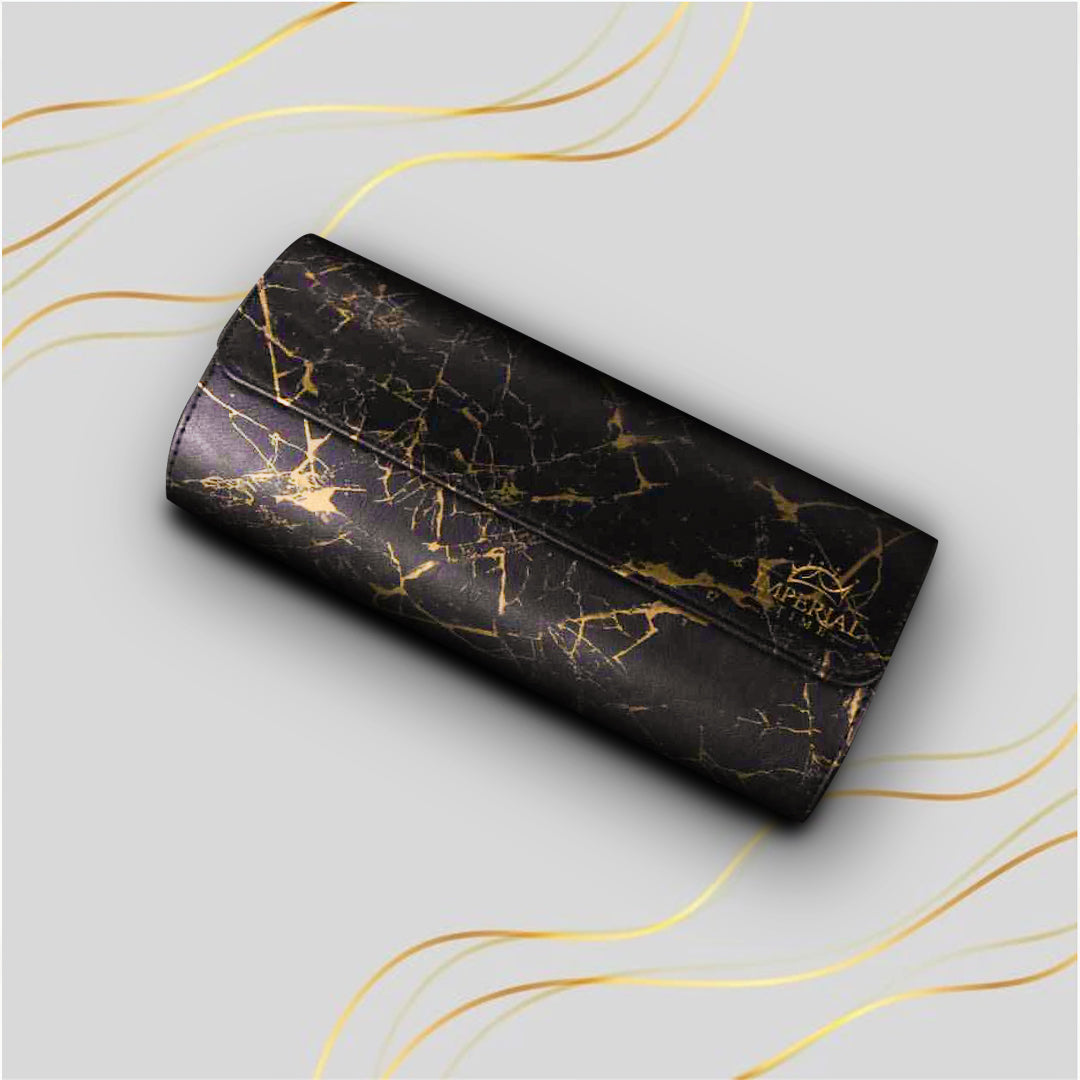 3 Watch Roll Travel Storage Case Portable Jewellery Organiser