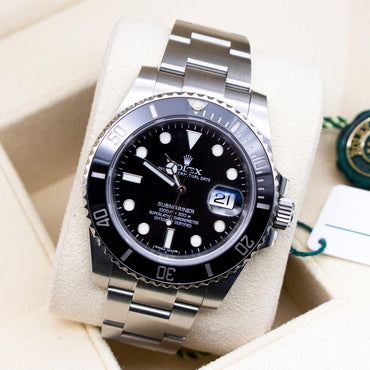 Rolex Submariner Date Oyster Bracelet Black Dial Stainless Steel Pristine Condition 24-hour 40 Mm Mechanical Watch - product image from Imperial Ti...