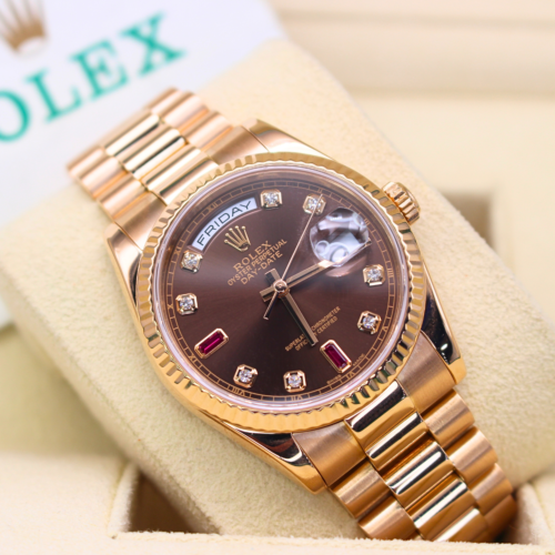 Rolex day date 36 rose gold hot sale