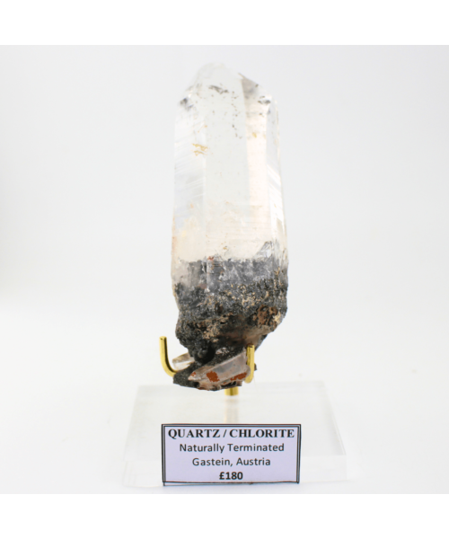 Quartz Chlorite Naturally Terminated Gastein Austria 337g