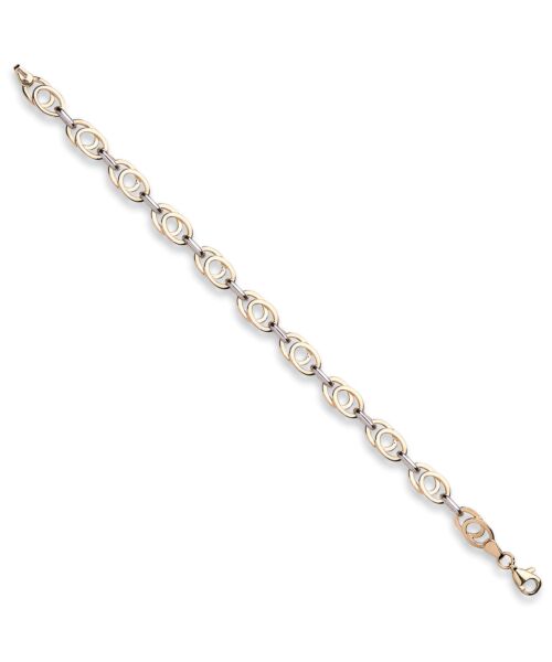W & Yellow Gold Fancy Bracelet