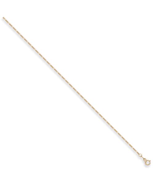Yellow Gold 1.3mm Figaro Chain
