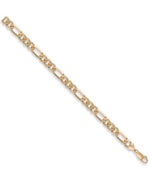 Yellow Gold 7mm Figaro Chain