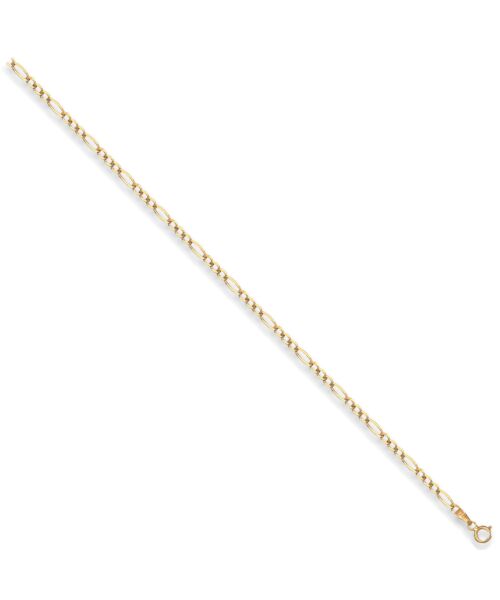 Yellow Gold 2.7mm Economy Figaro Chain