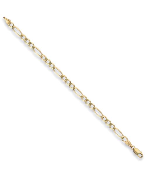 Yellow Gold 4.4mm Economy Figaro Chain