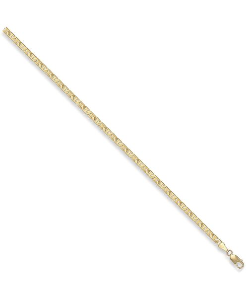 Yellow Gold 3.0mm Flat Anchor Chain