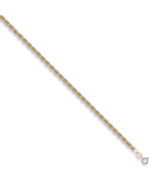 Yellow Gold 4.3mm Hollow Rope Chain