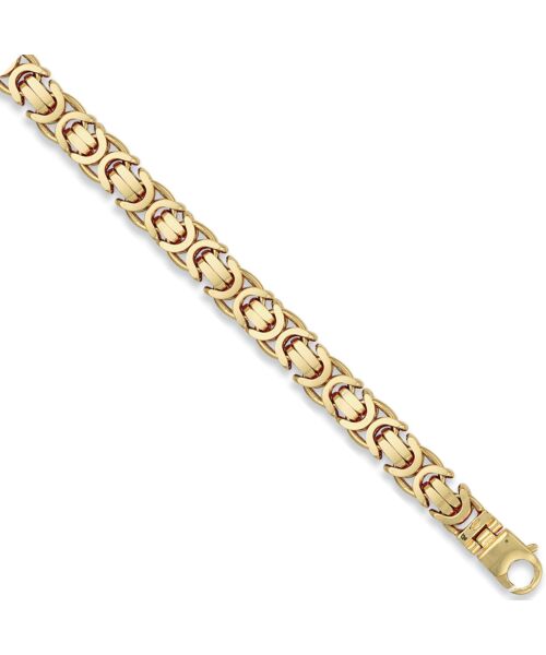 Yellow Gold 11.5mm Byzantine Chain