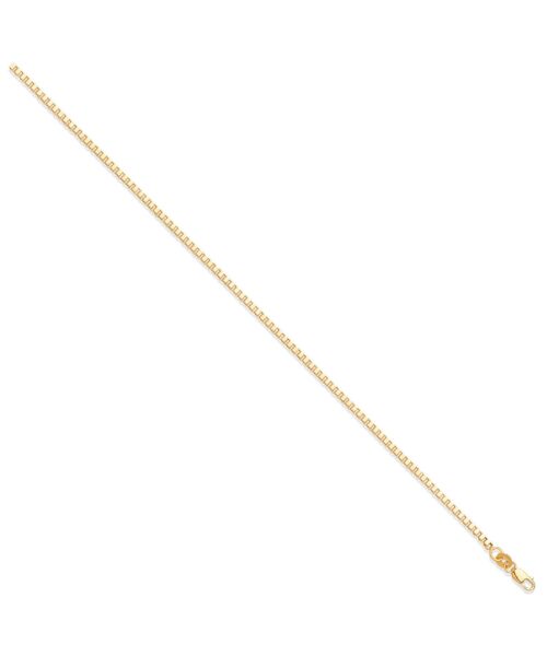 Y/G 2.1mm Hollow Square Cut Box Chain