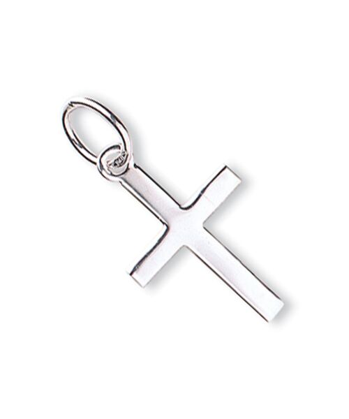 White Gold Cross CX0190
