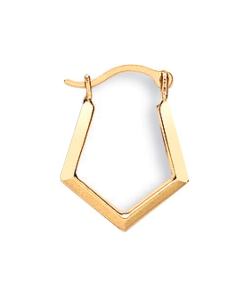 Yellow Gold Fancy Creoles ER1375
