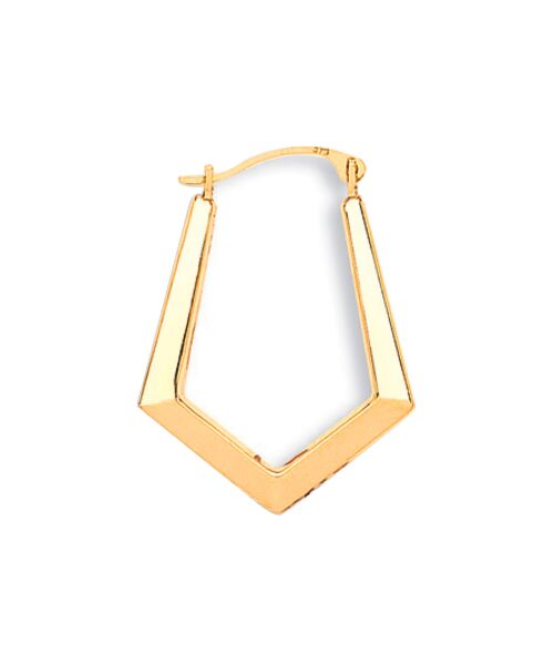 Yellow Gold Fancy Creoles ER1376