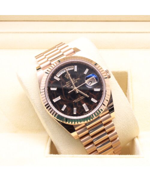 Rolex Day-Date 40 228235 Rose Gold Eisenkiesel Dial - 2022