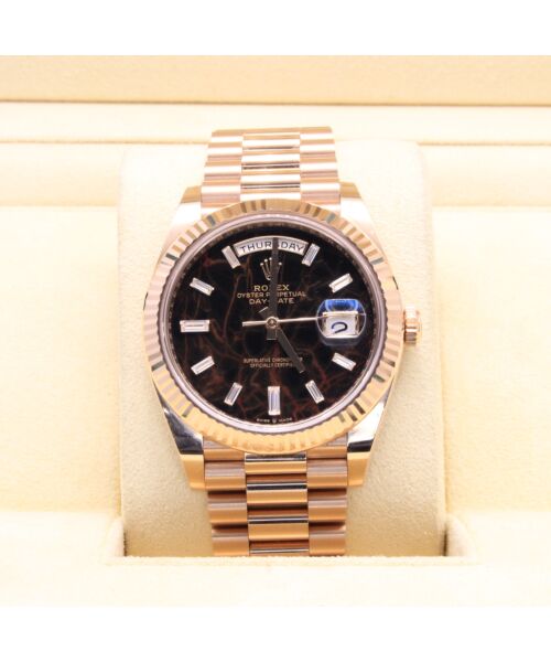 Rolex Day-Date 40 228235 Rose Gold Eisenkiesel Dial - 2022