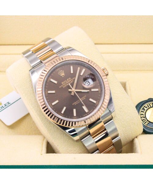 Rolex DateJust 41 126331 Chocolate Dial Oyster Bracelet