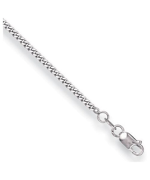 18ct White Gold 1.8mm Curb Chain