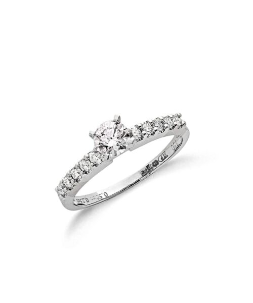18ct White Gold 0.75ct Diamond Engagement Ring
