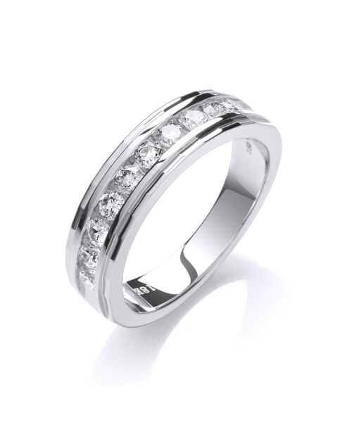 18ct White Gold 0.50ctw Diamond Eternity Ring