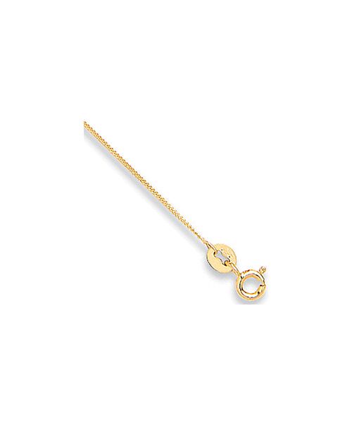 18ct Yellow Gold 0.9mm Curb Chain