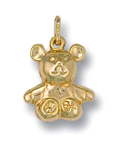 Yellow Gold Teddy Pendant PD0123