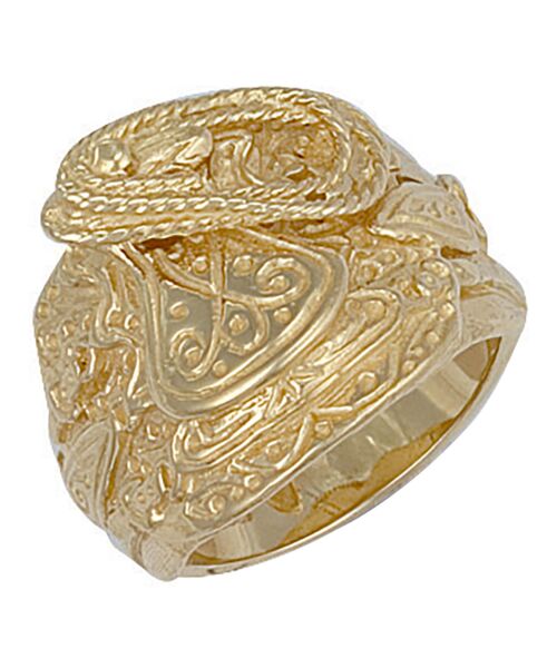 Yellow Gold Saddle Ring