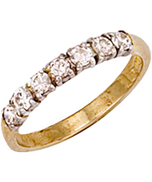 Yellow Gold Cubic zirconia Ring