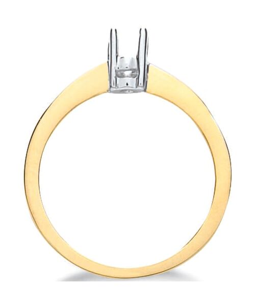 18ct Yellow Gold Ring Mount 0.20-0.25ct