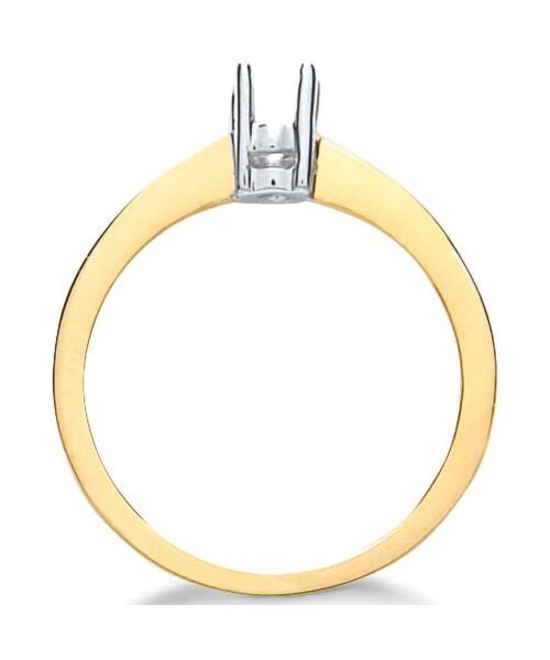 9ct Yellow Gold Ring Mount 0.10-0.15ct