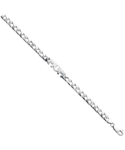 Silver Mum Bracelet