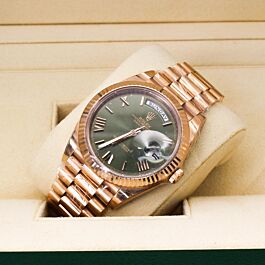 Rose gold 2024 presidential rolex