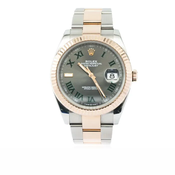 Rolex DateJust 41 126331 Everose Gold Wimbledon Roman Dial Oyster 2023 Imperial Time