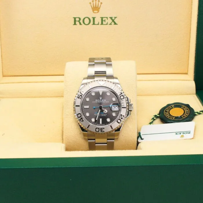 Rolex yacht master 37 rhodium review on sale