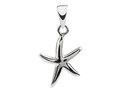 Sterling Silver Starfish Pendant VPS 2145