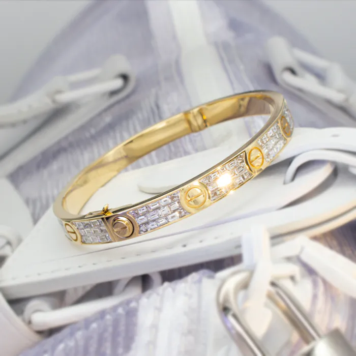 Solid gold love bracelet 2025
