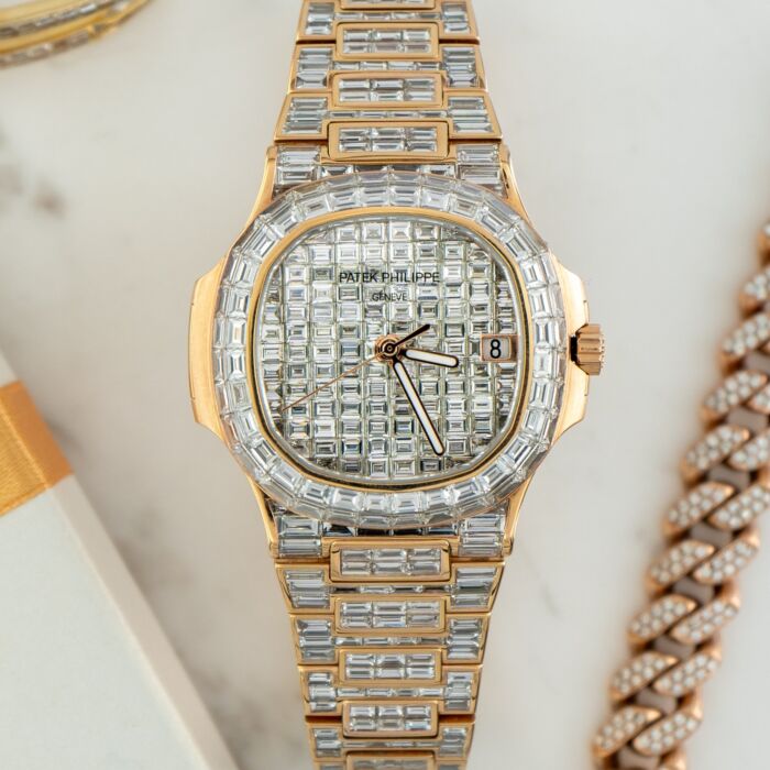Patek philippe nautilus iced shop