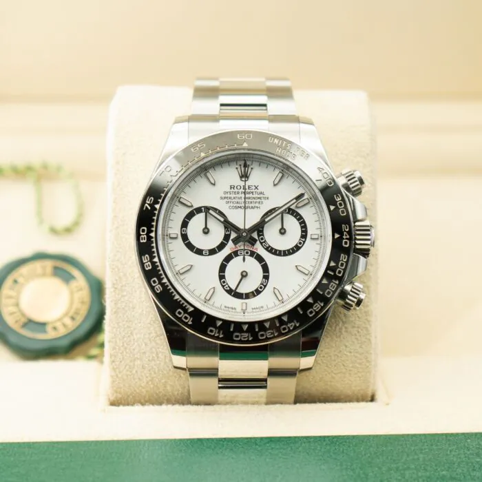 Rolex Daytona 126500LN White Dial Ceramic Bezel 2024 Imperial Time UK Ltd