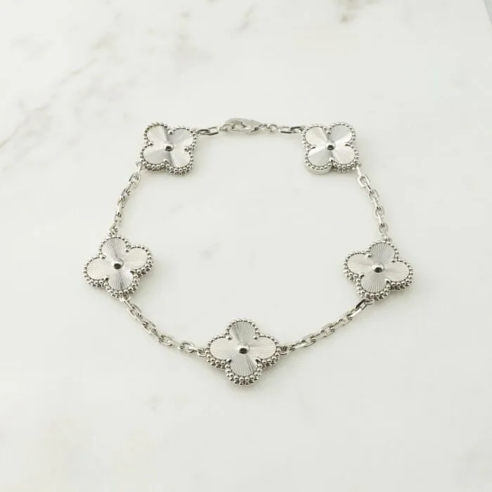 Vintage white gold bracelet hot sale