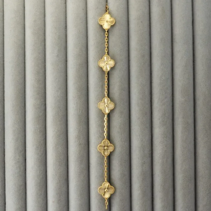 Van cleef guilloche bracelet outlet